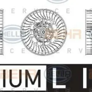 Angebot HELLA Innenraumgebläse BEHR HELLA SERVICE *** PREMIUM LINE *** 8EW 009 158-171