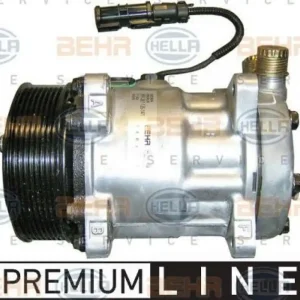 Zertifiziert HELLA Kompressor, Klimaanlage BEHR HELLA SERVICE *** PREMIUM LINE *** 8FK 351 135-141