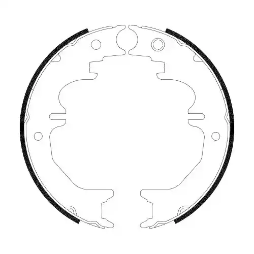 Direkt Vom Hersteller HELLA Bremsbackensatz, Feststellbremse 8DA 355 050-711