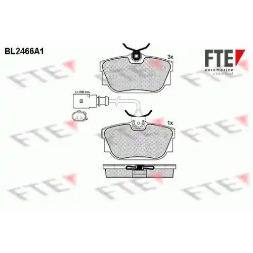 FTE Bremsbelagsatz, Scheibenbremse Wochenendangebot