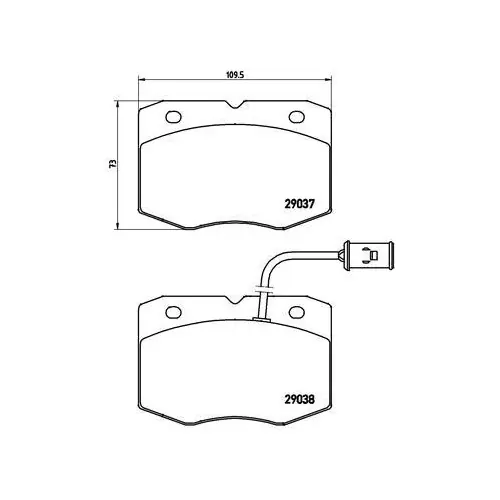 BREMBO Bremsbelagsatz, Scheibenbremse PRIME LINE P A6 014 Kostenfreie Lieferung
