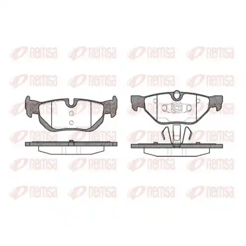 Neu Im Sortiment REMSA Bremsbelagsatz, Scheibenbremse 1145.00