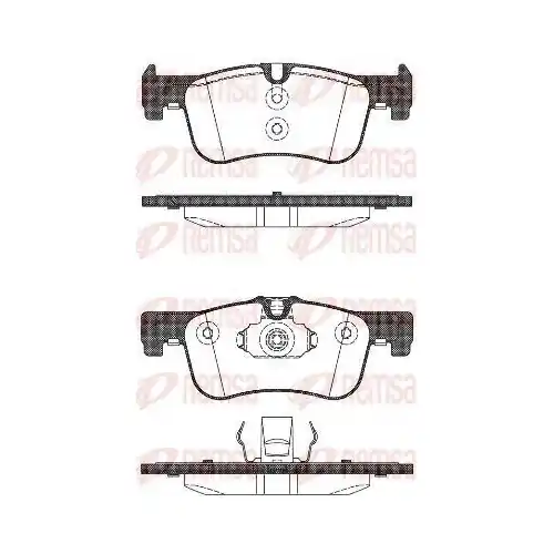 REMSA Bremsbelagsatz, Scheibenbremse 1478.10 Sonderaktion