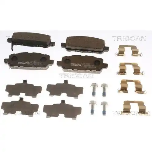 Garantierte Lieferung TRISCAN Bremsbelagsatz, Scheibenbremse 8110 40071