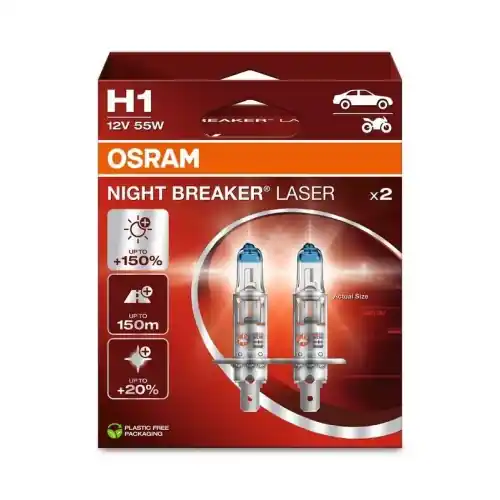 ams-OSRAM Glühlampe, Abbiegescheinwerfer NIGHT BREAKER® LASER 64150NL-2HB Aktuell