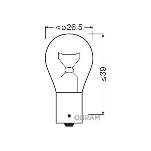 ams-OSRAM Glühlampe, Blinkleuchte ORIGINAL 7529 Abverkauf